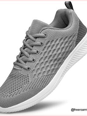 Men's Lightweight Mesh Walking Shoes Non-Slip Athletic Sneakers Casual Sports